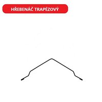 Hřebenáč trapézový - ALUZINEK 185